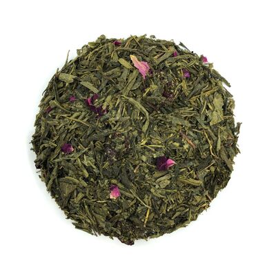 Tè verde con ciliegie selvatiche, petali di rosa e sapore di gomma da masticare | Sakura