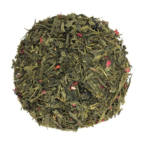 Té Verde Frutas del Bosque con Té Sencha, Cerezas, Fresas, Frambuesas y Moras