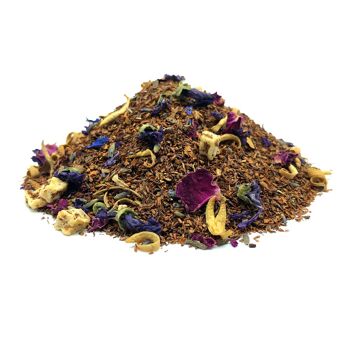 Rooibos Détente | Rooibos à la Fleur d'Oranger, Valériane, Pomme, Lavande, Mauve, Bleuet Bleu, Saflor et Arômes 2