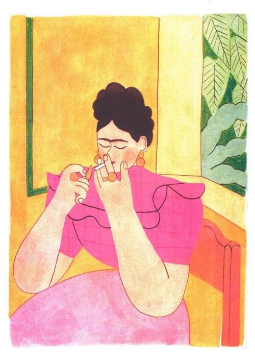 Affiche Morgane Fadanelli - Frida Kahlo