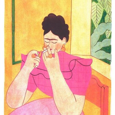 Póster Morgane Fadanelli - Frida Kahlo