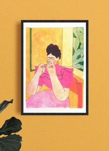 Affiche Morgane Fadanelli - Frida Kahlo 2