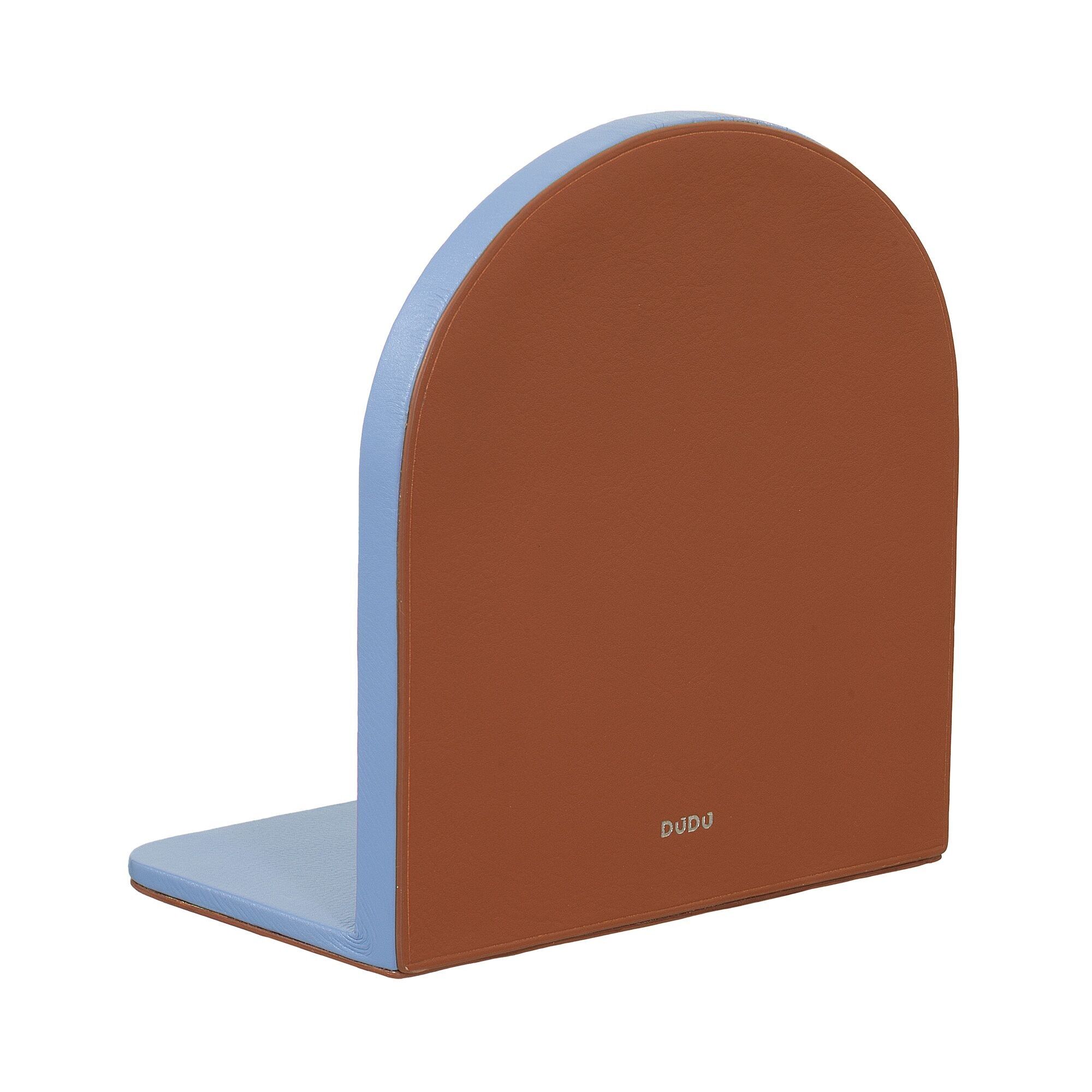 DUDU Leather bookends for office home multicolour cinnamon