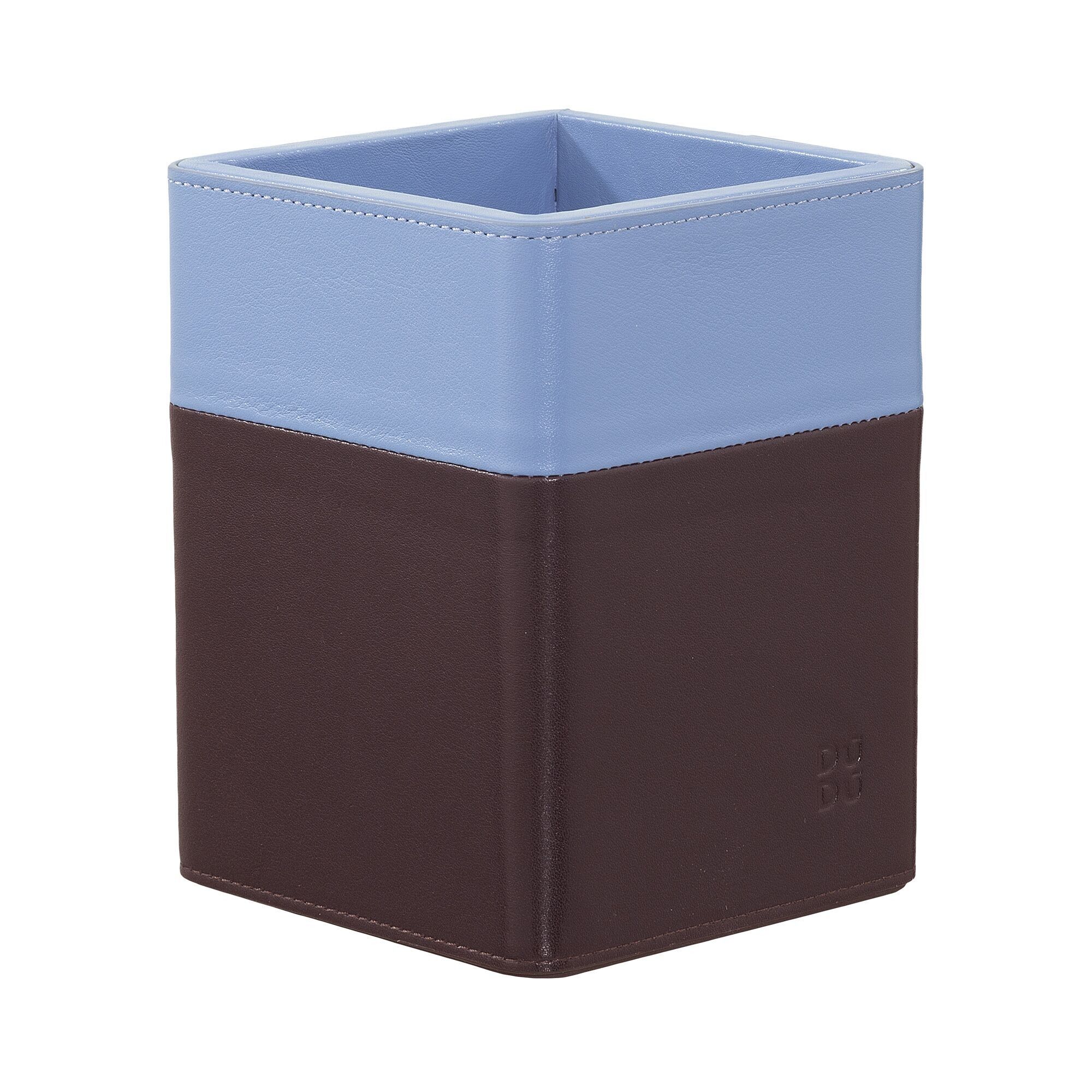 DUDU Portapenne in pelle per ufficio casa scrivania bordeaux