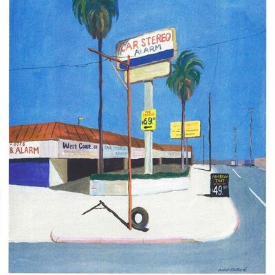 Affiche Nao Tatsumi - Los Angeles, California