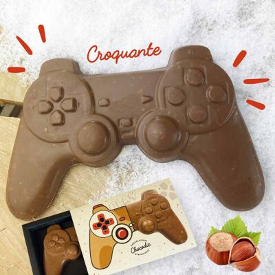 Chocodic - Manette de jeu chocolat lait - coeur Saint valentin