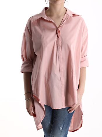 Camicia en coton, per donna, Made in Italy, art. K5311 8