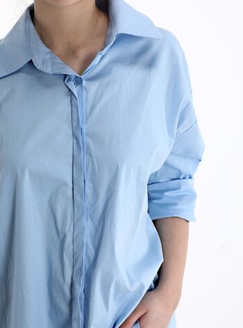 Camicia en coton, per donna, Made in Italy, art. K5311 5