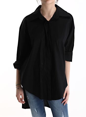 Camicia en coton, per donna, Made in Italy, art. K5311 7