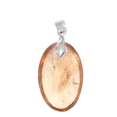 Pendentifs Véritable Citrine Naturelle EXTRA Ovale