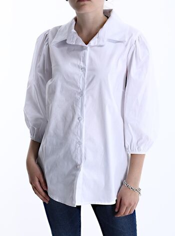 Chemise en coton, pour femme, Made in Italy, art. K5356 14