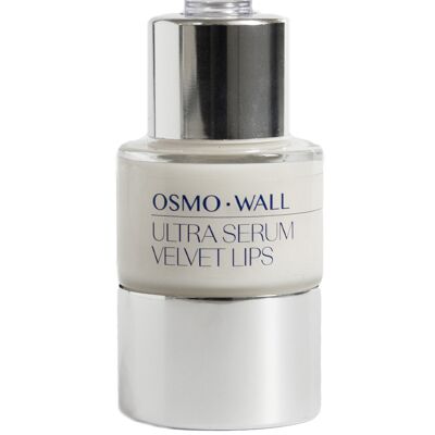Osmowall - Osmo Ultra Serum Velvet Lips, Siero Labbra Ultra concentrato. Per Idratare e levigare labbra secche, screpolate e prevenire le rughe del contorno labbra. Unisex - 15 ml