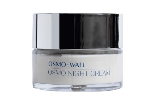 Osmowall - Osmo Night Cream, Crema Viso Velluto Idratante Notte. Aiuta a prevenire e constrastare rughe e segni del crono-invecchiamento. Unisex - 50 ml