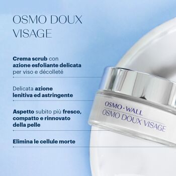 Osmowall - Osmo Doux Visage, Crème Exfoliante Visage Délicat. Gommage visage unisexe - 100 ml 3