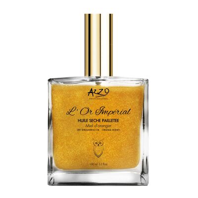 Orange Blossom Honey glitter body oil - Or Impérial 100ml