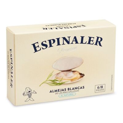 ESPINALER PREMIUM Weiße Riesenmuscheln OL-120 6/8 Stück