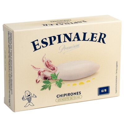 Squid in Olive Oil ESPINALER PREMIUM OL-120 6/8 pieces