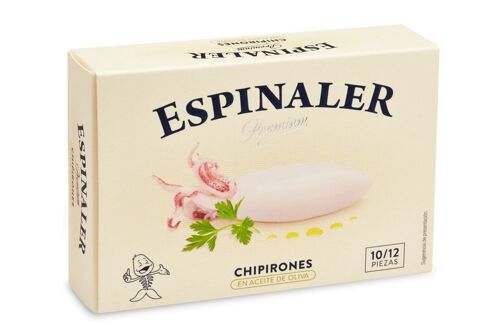 Chipirones en Aceite de Oliva ESPINALER PREMIUM OL-120   10/12 piezas