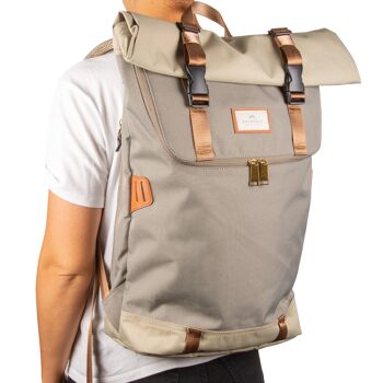 CHRISTOPHER NYLON - grand sac à dos style sac de coursier pour ordinateur 15 pouces 2
