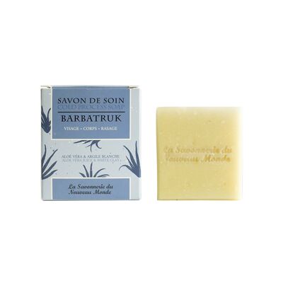 Savon BARBATRUK - Argile blanche & Aloe vera 100g