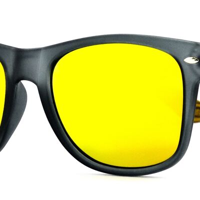Sunglasses 123 way - grey - yellow
