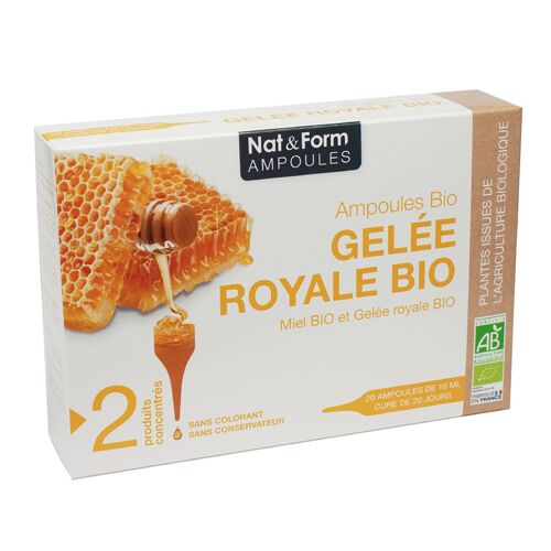 Gelée royale bio - 20 ampoules