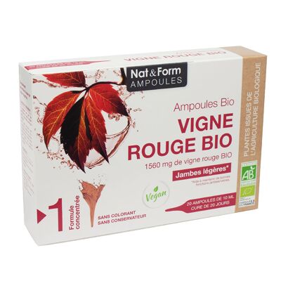 Organic red vine - 20 vials