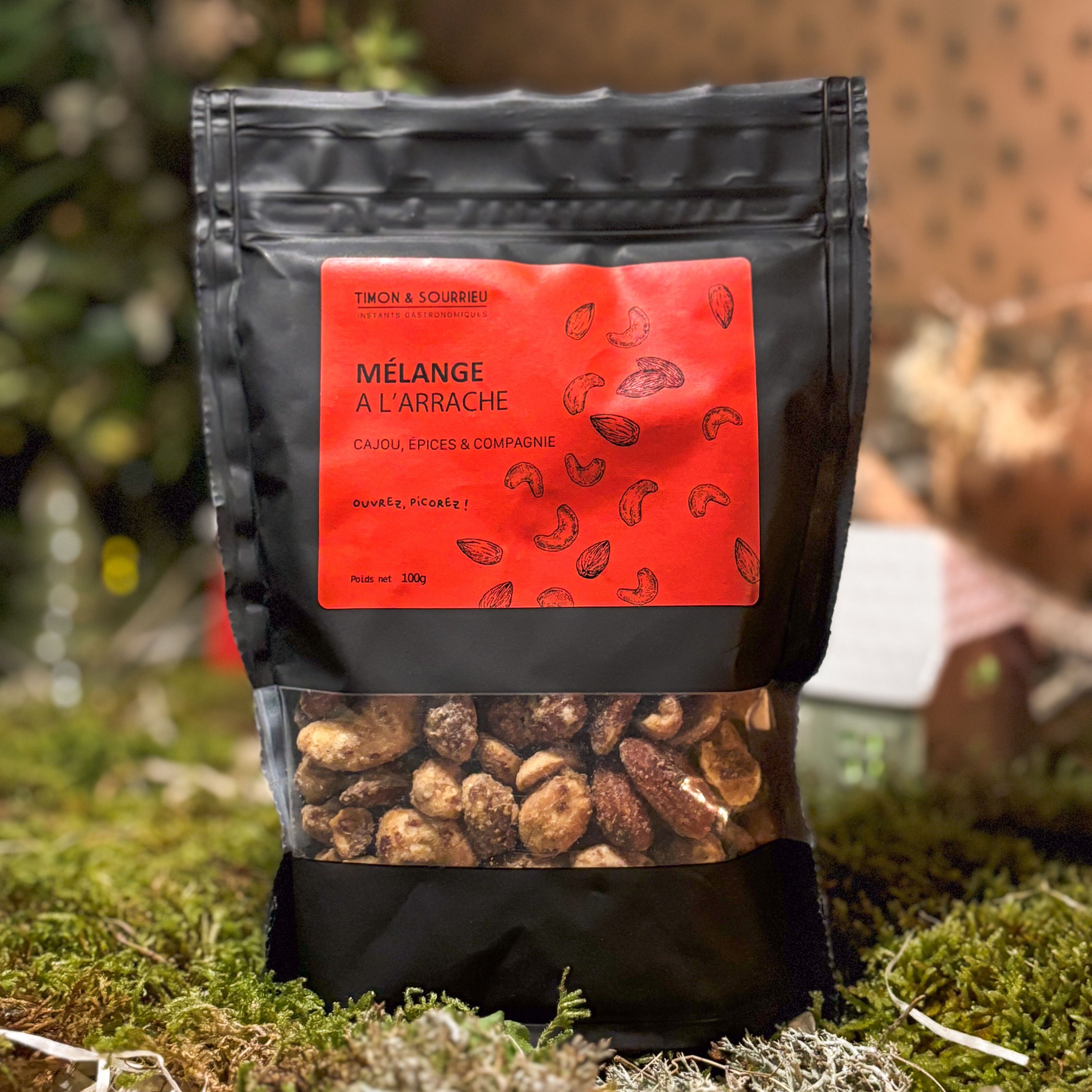 CASHEW, ERDNÜSSE, MANDELN, SÜß/SALZIG KARAMELLISIERT - PERLENMISCHUNG