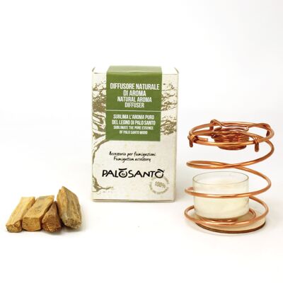 Diffuseur d'arômes Palo Santo avec 4 bâtonnets Palo Santo