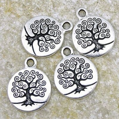 10 Charm's Tree of Life Dimensiones 15 x 18 mm