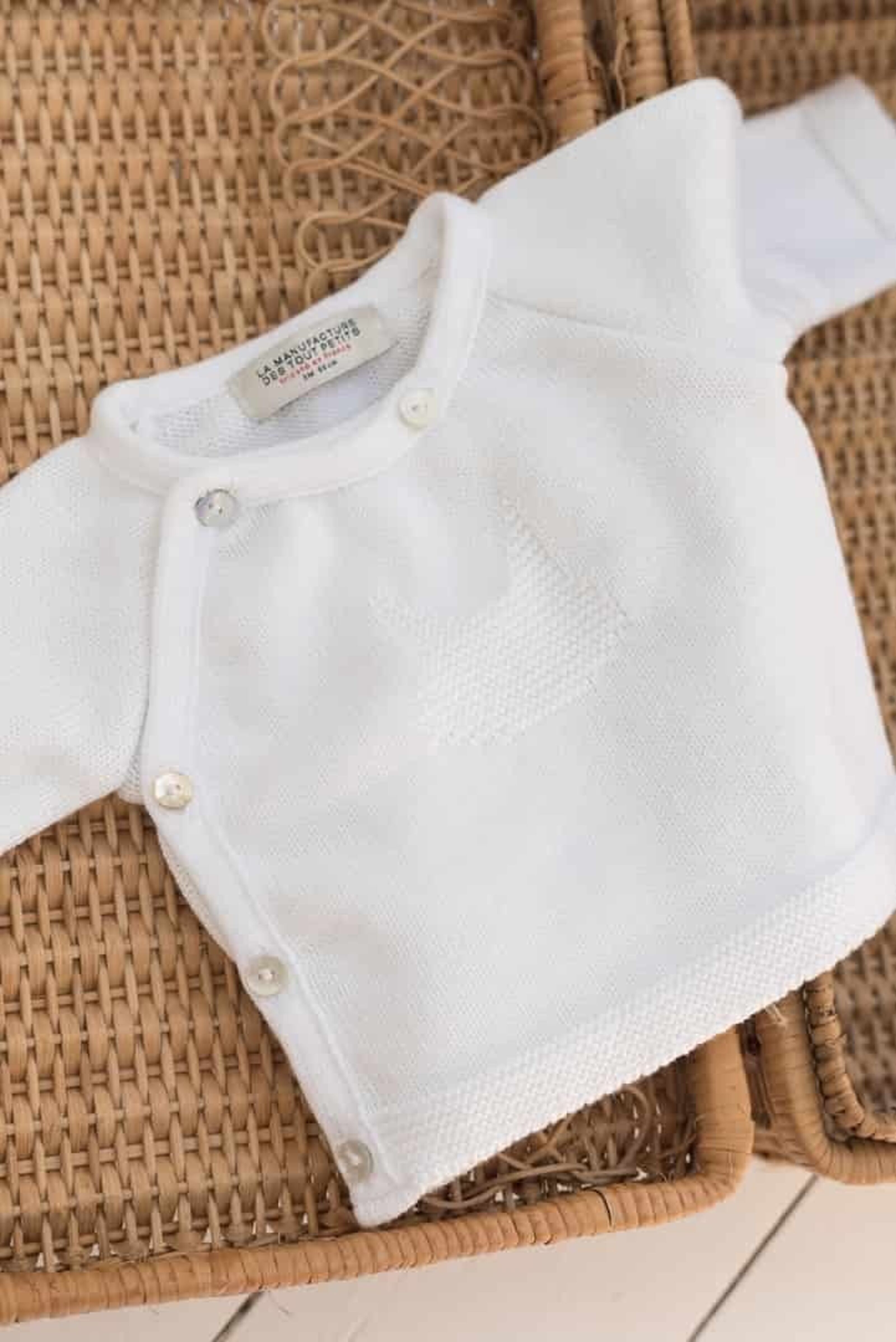 Chaussons bébé coton made in france - La Manufacture de Layette