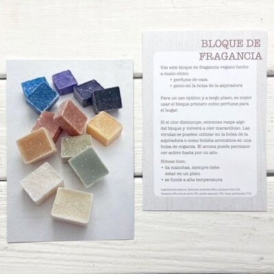 Cubes de parfum Countercard Español, prix par pièce