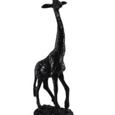 Giraffe - Decoration - Metal - Black Antique - 49cm height
