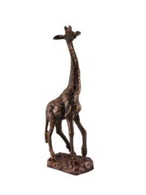 Giraffe - Decoration - Metal - Vintage Copper - 49cm height