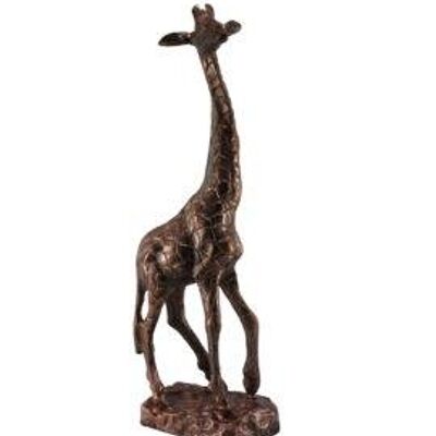 Giraffa - Decorazione - Metallo - Rame vintage - Altezza 49 cm