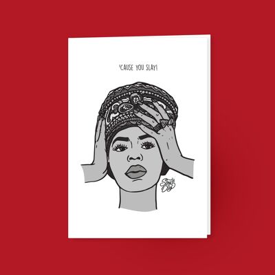 You slay - Beyonce | Postcard