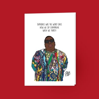 Notorious B.I.G. - Postkarte