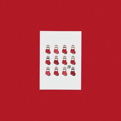 Santafied Loverboy - Weihnachtspostkarte