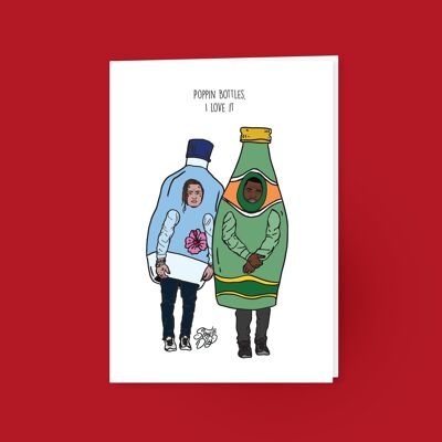 Kanye & Lil Pump - Postkarte