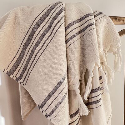 ORGANIC COTTON FOUTA - DOLCE Collection - Color MOONSTONE