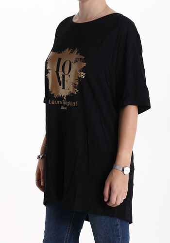 T-shirt en viscose, marque Laura Biagiotti, da donna, Made in China, art. JLB203-1.290 4