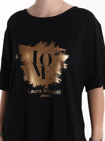 T-shirt en viscose, marque Laura Biagiotti, da donna, Made in China, art. JLB203-1.290 5