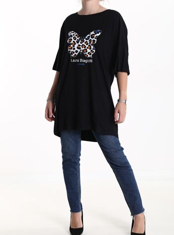 T-shirt Viscosa, marque Laura Biagiotti, pour femme, Made in China, art. JLB206-1.290 1