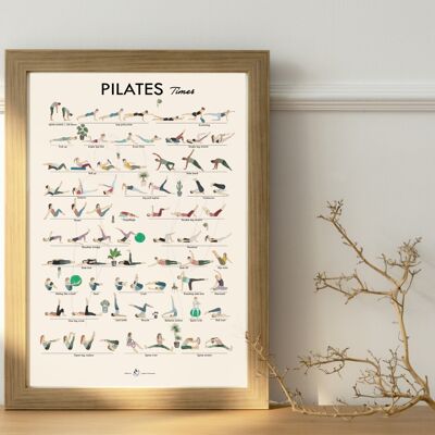 Póster Pilates A3