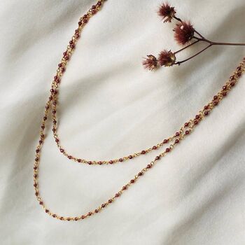 Sautoir chaine rosaire JAIPUR (SCHIND1) 1