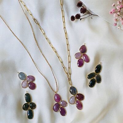 Sapphire chain necklace JOHRI (CCHHO10)