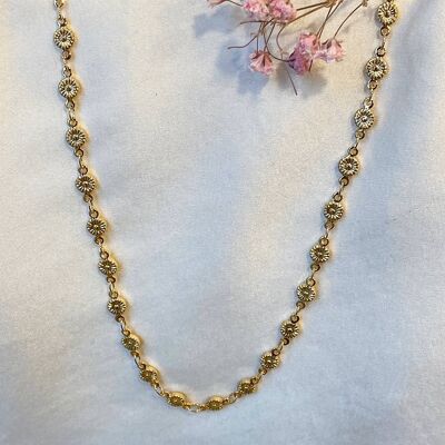 Alba gold plated chain necklace (CCHAL26)