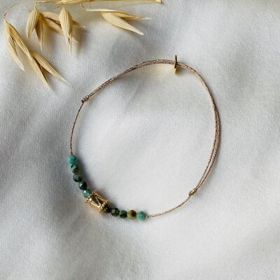 BRACELET JANNA , turquoises africaines (BJA23)