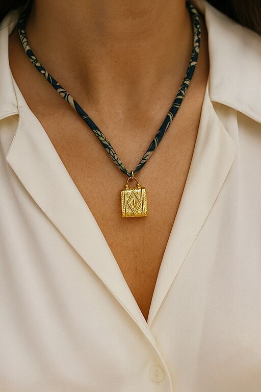 DIBBA ANHÄNGER HALSKETTE ODER ARMBAND, Schleife (B/CRUBETH7)