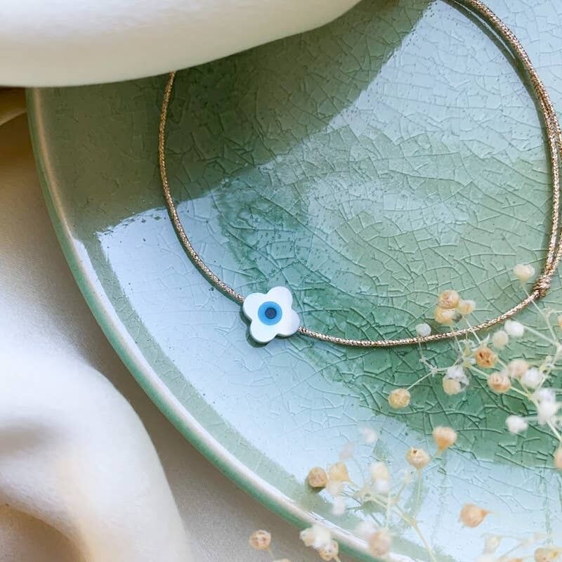 BRACCIALE NYMPHÉA, fiore di madreperla (BTA11)